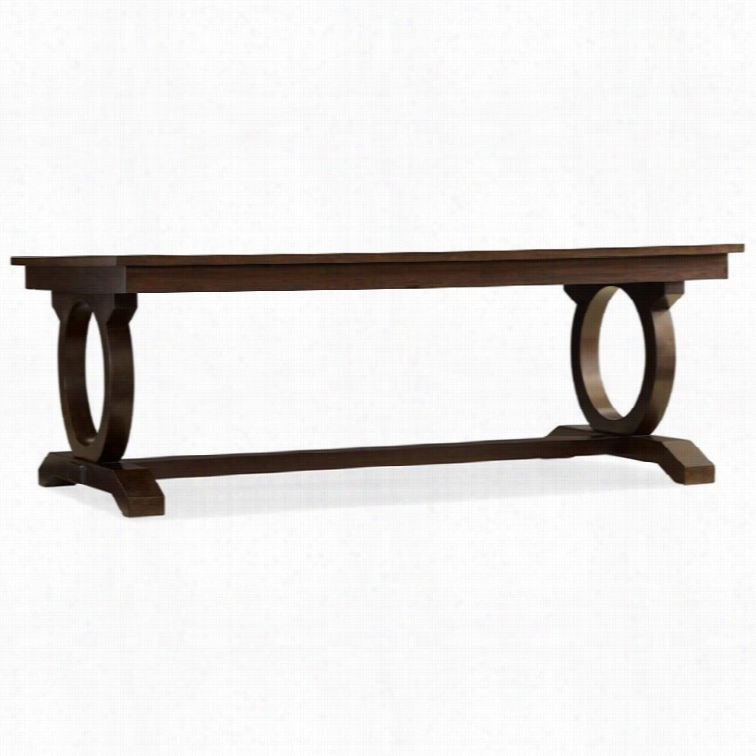 Hooker Furniture Kinsey Rectangle Cocktail Table In Walnut