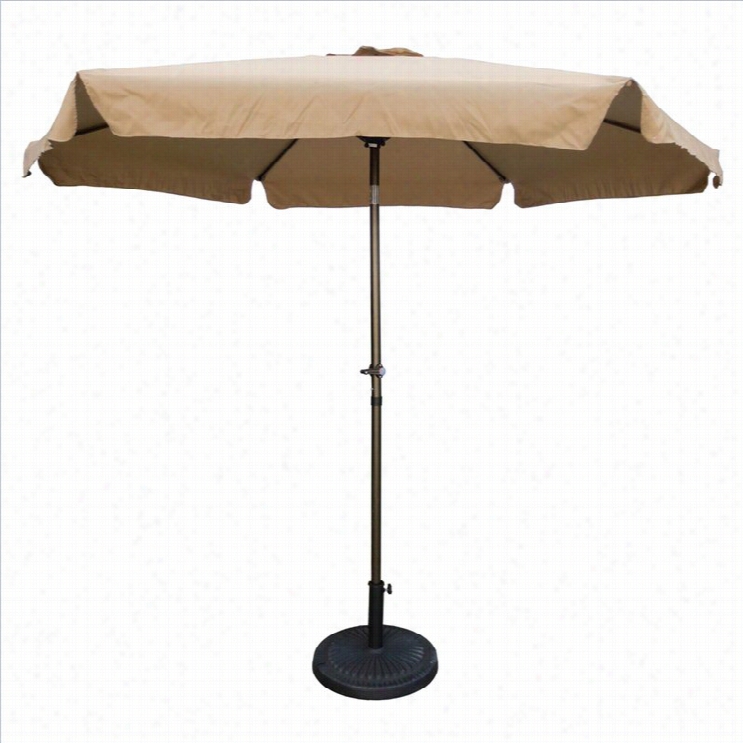 International Carav An St. Kitts Patio Umbrella In Khaki