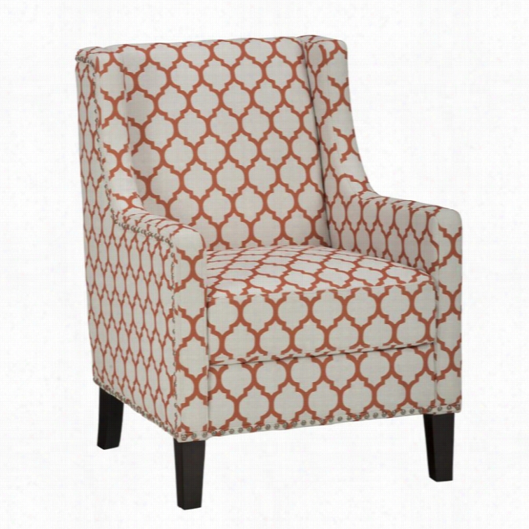 Jofran Jeajie Accennt Chair In Persimmon