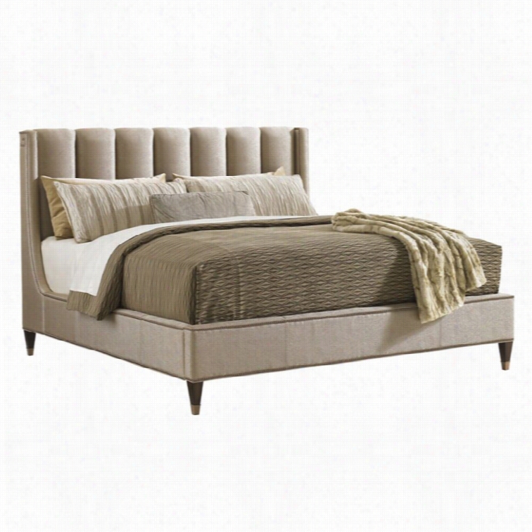 Lexington Tower Place Barrington Uphoostered Platform Bed In Rose Gold-queen