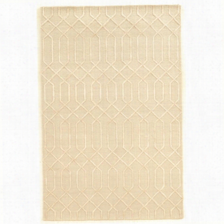 Linon Aspire 5' X 8' Hand Tufted Rugs In Ivory And Ivory