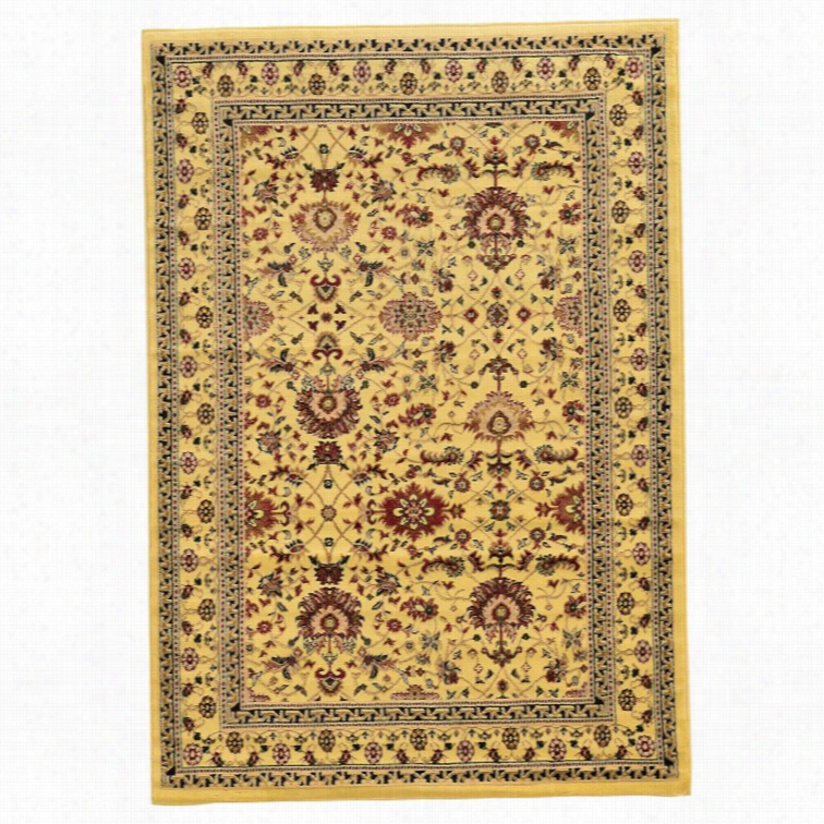 Linon Elegance Zeigler 5' X 7'3 Rug In Ivory