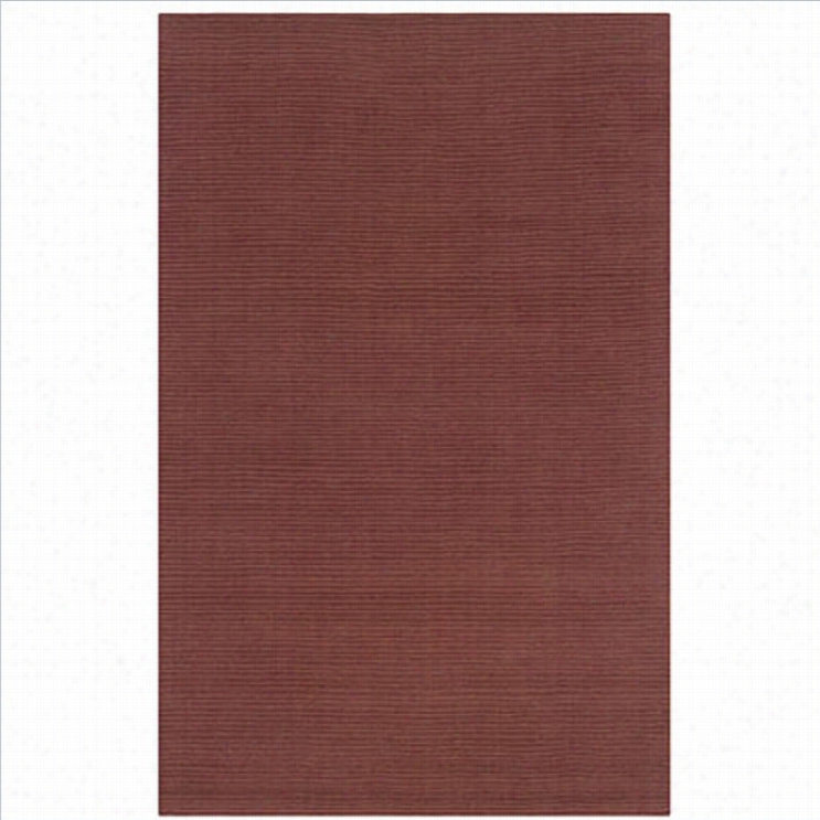 Linon Ruggs Classic Rectangular Area Rug In Cinnabar-1'10 X 2'10