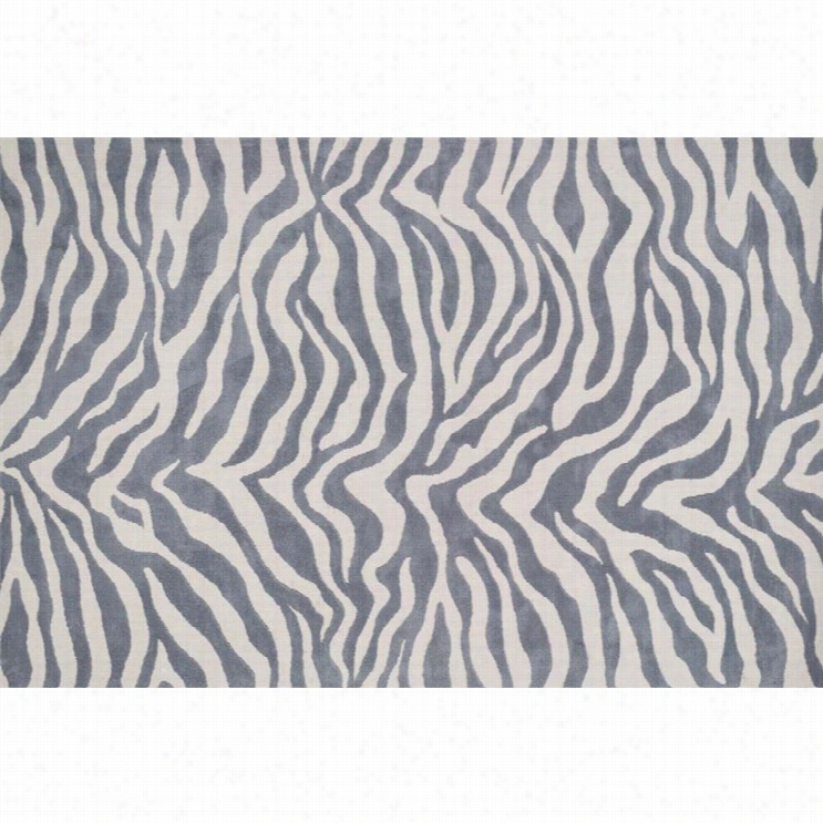 L Loi Cassidy 9'3 X1 3' Microfibr R Rug In Ivory And Gray