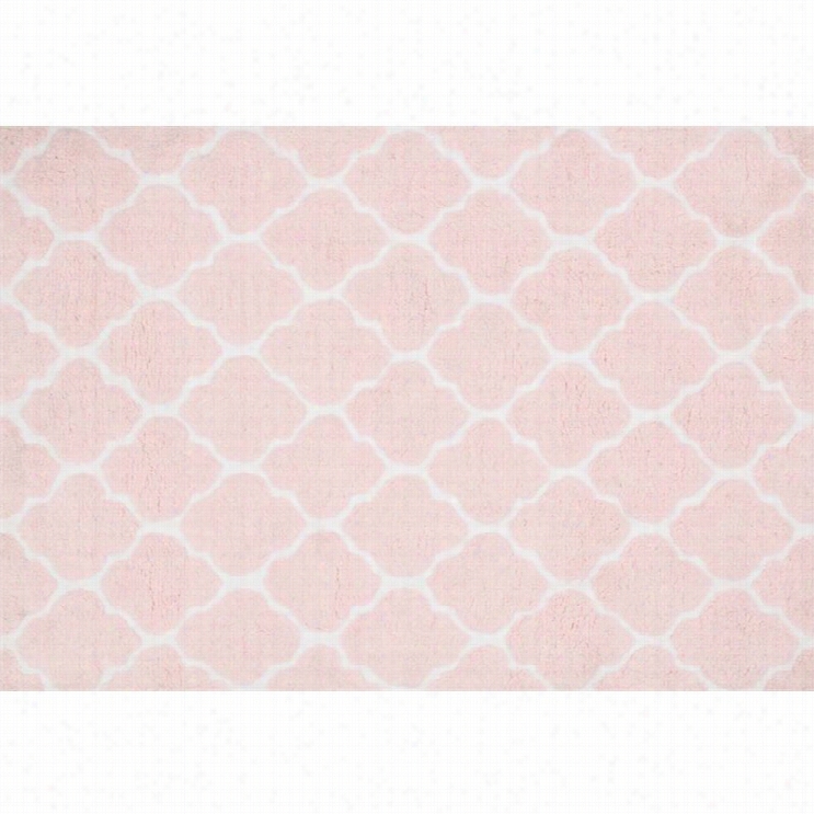 Loloi Lola 5' X7' Microfiber Shag Rug Ni Blush And Ivory