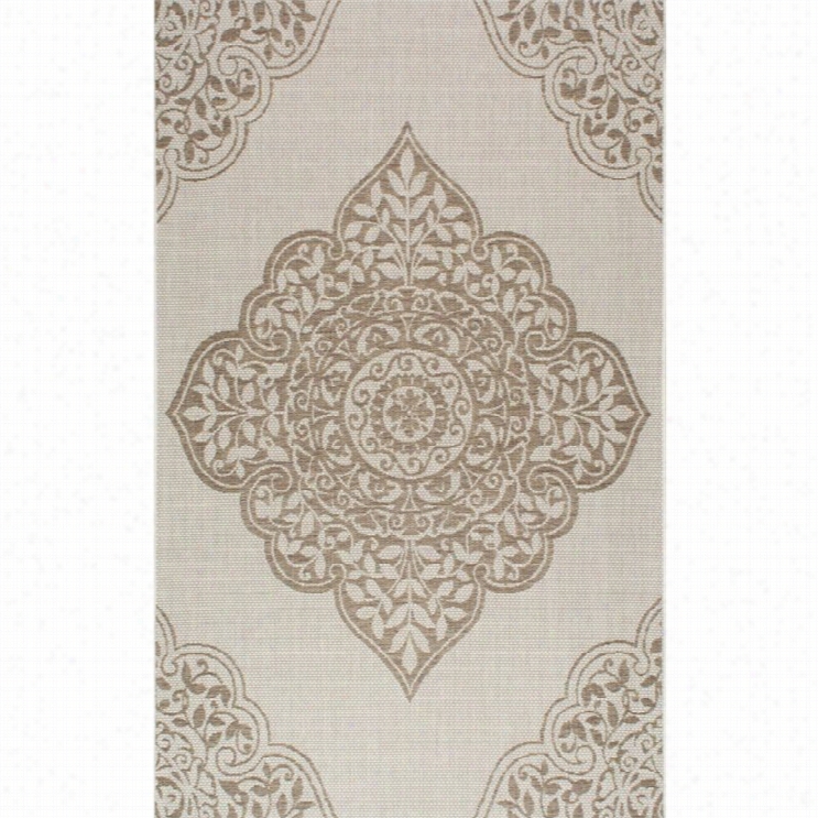 Nuloom 7' 10 X 11' 2 Outdoor Shenika Rug In Taupe