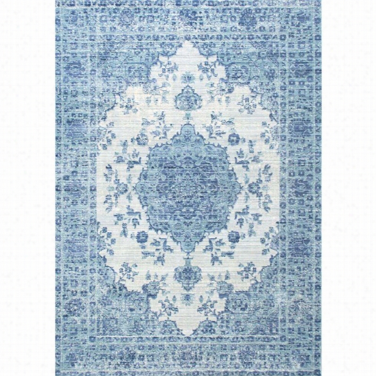 Nuloom 9' X 12' Machi Ne Made Ashby Rug In Azure