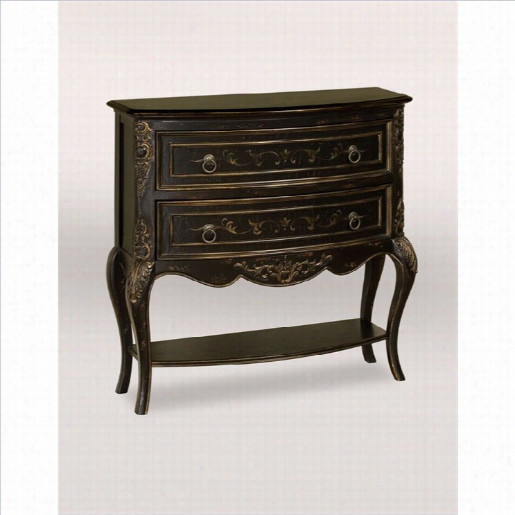 Pulaski Accents Pulaski Accents Hall Accent Chest In Versailles Black Finihs