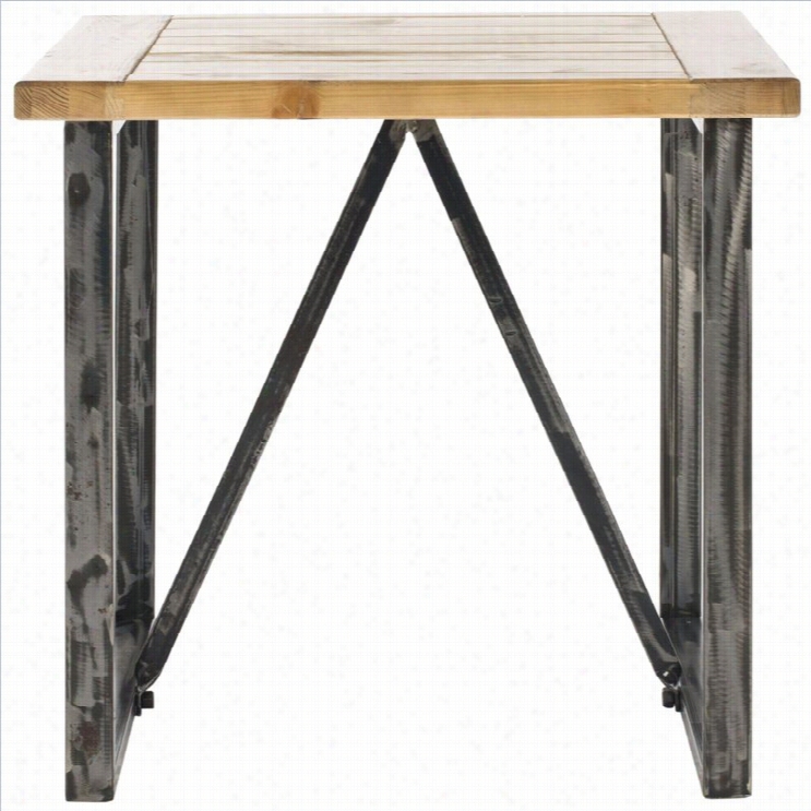 Safavih Chase Fir Wood End Table