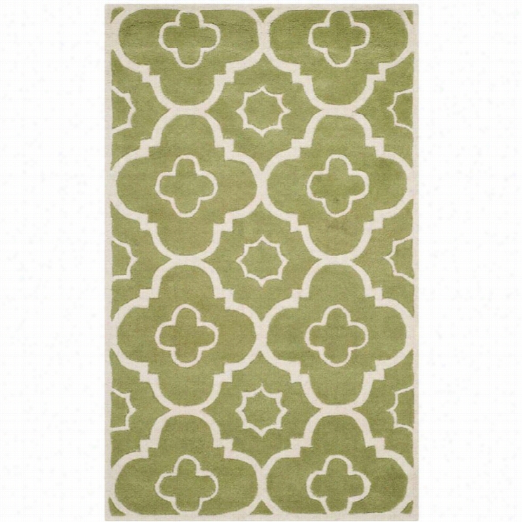 Safavieh Chatham Green Contemporary Rug - 3' X 5'