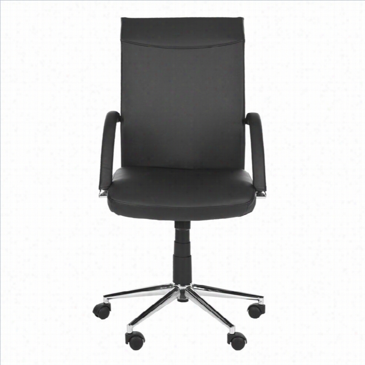 Safavieh Dejana Desk Office Chair In Black