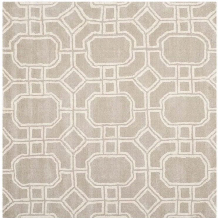 Safavieh Soho Squar E Rug In Grey / Ivory