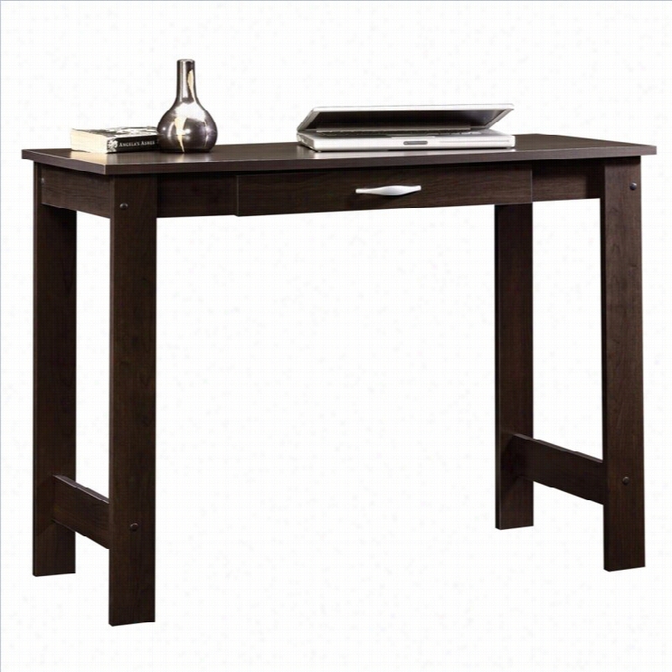 Sauder Begnnings Writing Table In Cinnamonc  Herry Finnish