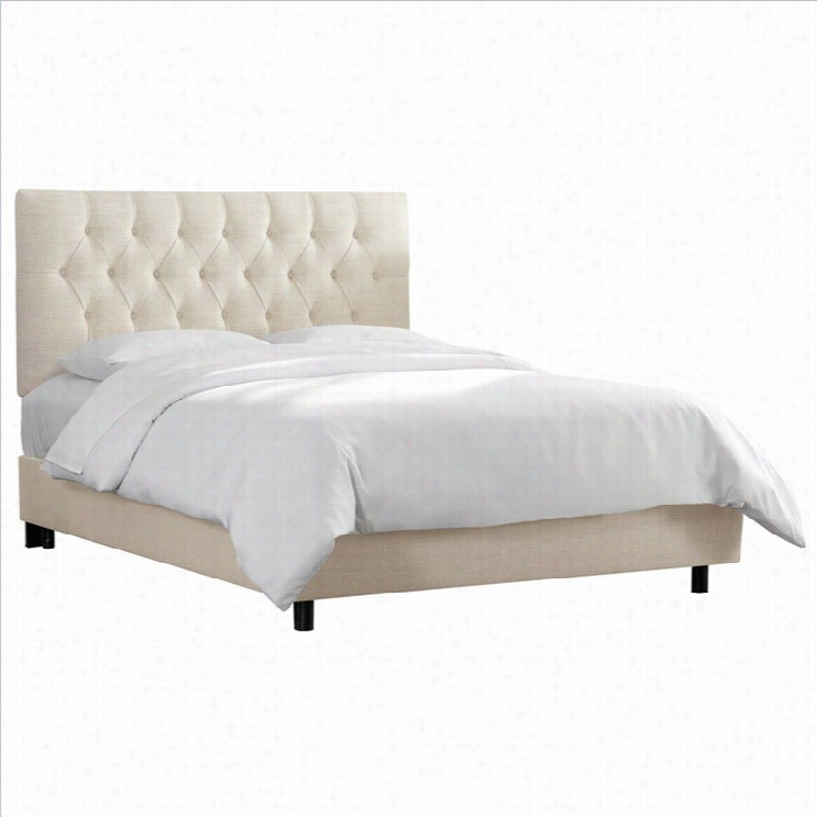 Sktline Furniture Tuufted Bed In Atlc-twin