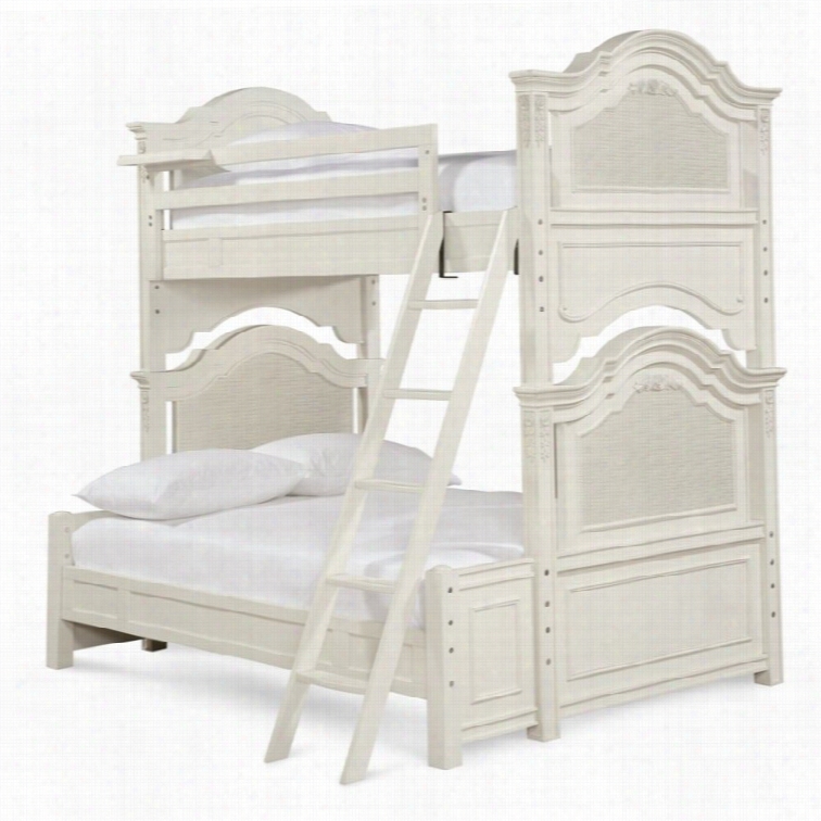 Smarstuff Gabrjells Forest Twin Over Full Bunk Bed In Lace