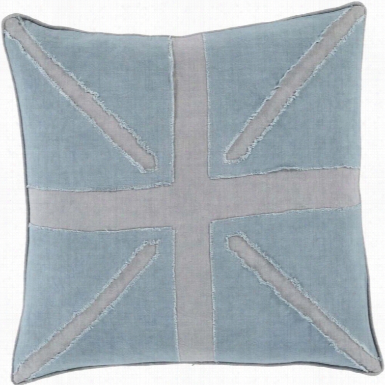 Suryya Manchester Poly Fill 18 Square Pillow In Mmoss