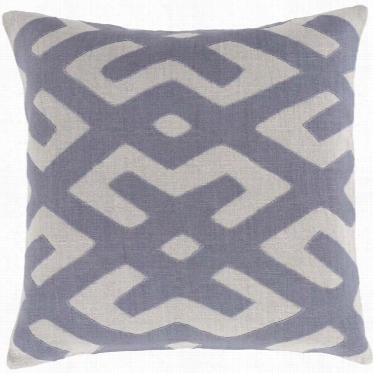 Surya Nairobi Oply Fill 20 Square Pillow In Charcoal