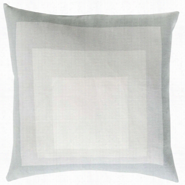 Surya Teori Poly Fill 22 Square Pillowin Gray