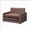 DHP Double Sleeper Chair in Chocolate Brown