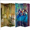 Oriental Double Sided Works Of Degas Room Divider