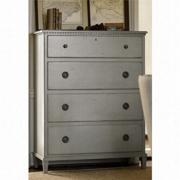 Universal Furniture Sojourn 4 Drawer Chest In Gray Lake