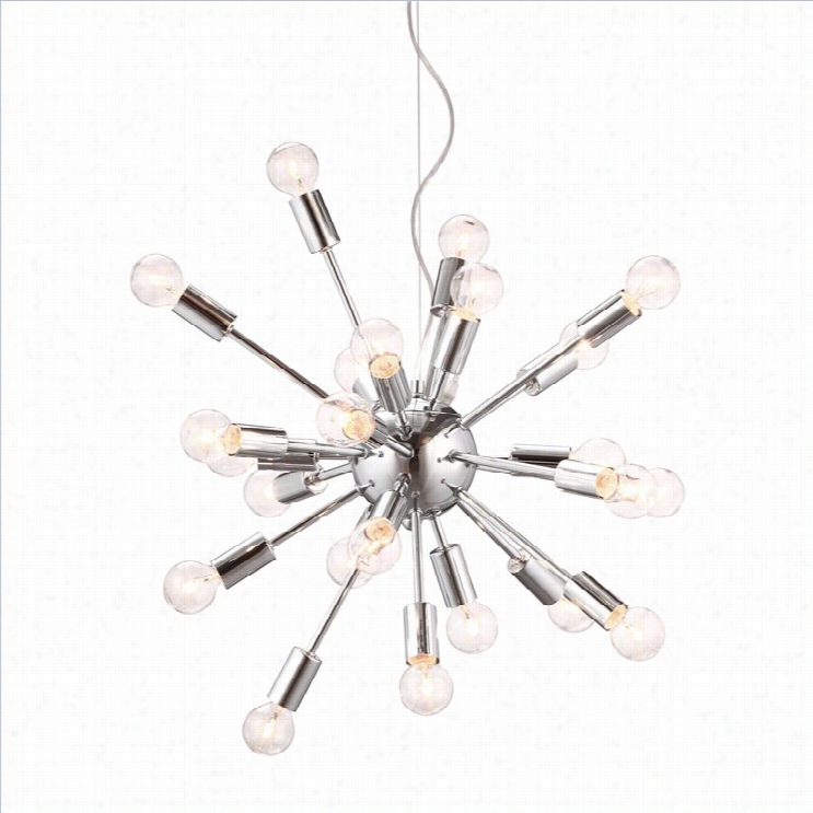 Zuo Pulsar Ceiling Lamp In Chdome