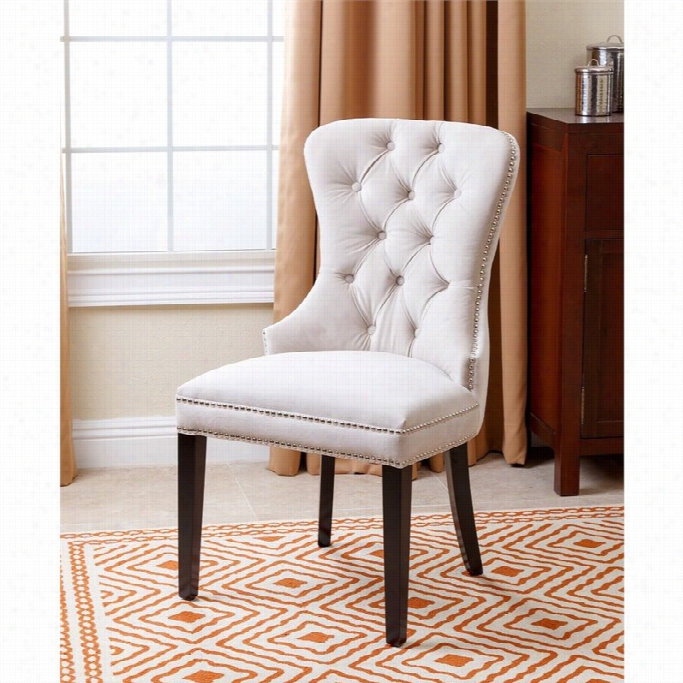 Abbyson Living Miiko Dining Chair In Ivory