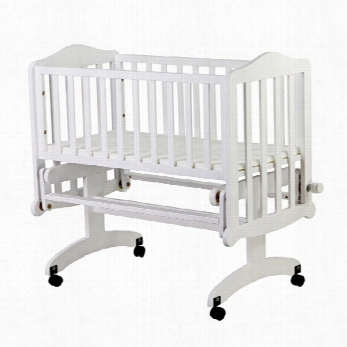 Dream Forward Me Lullaby Cradle Glider In White