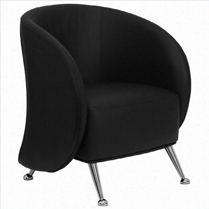 Flash Furniture Hercules Jeet Series Reception Chair In Black