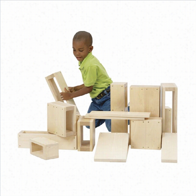 Guidecraftbirch Jr Play Hollow Blocks