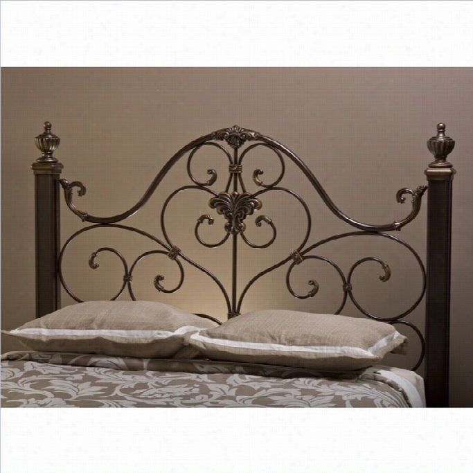 Hillsdale Mikelson Spindle Headboard In Antiqie-queen