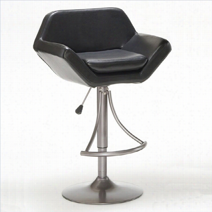 Hillsdale Valencia 24-30 Adjustable Bar Stool In Oyster Grey