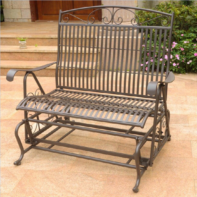 International Ccaraavsn Mandalay Double Patio  Glider In Matte Brown