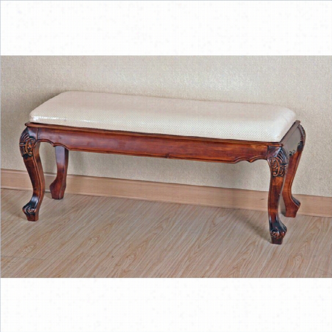 International Caravan Windsor Bench In Walnut