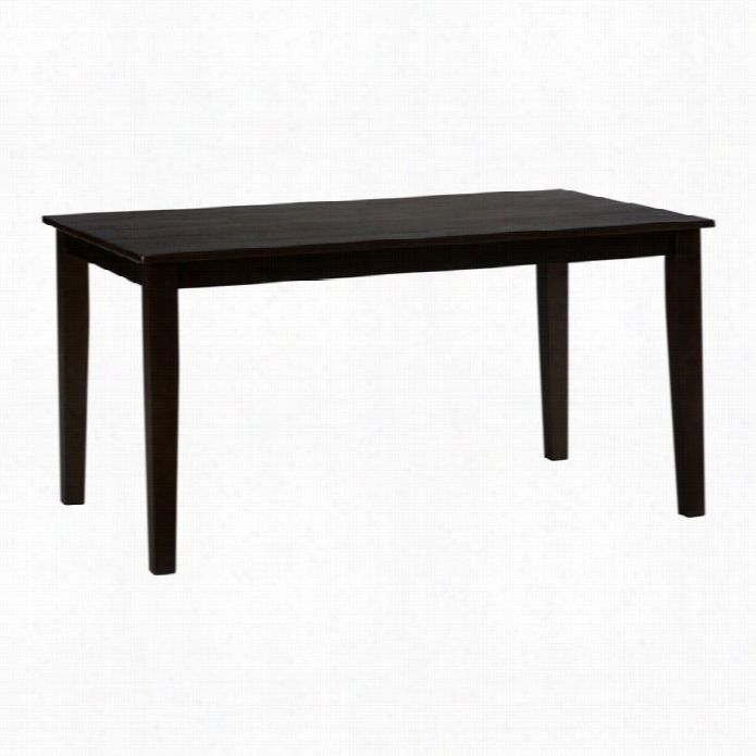 Jofran Simplicity Wood Dihnig Table In Espresso