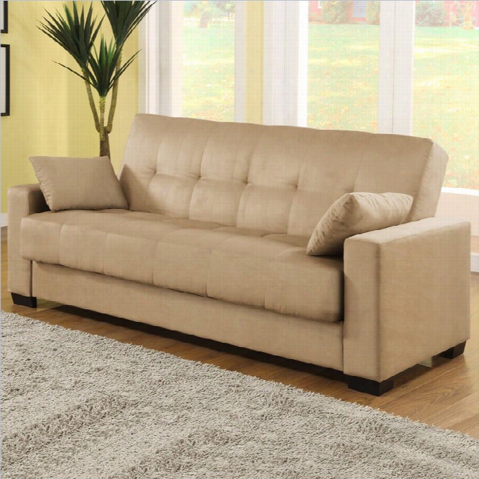 Lifestyle Solutions Napa Casual Convertibble Sofa In Beech