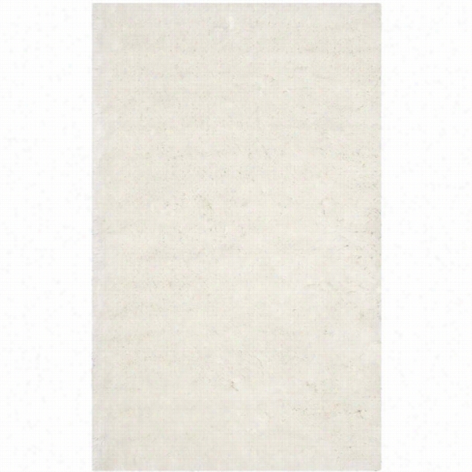 Safavidh Arctic Shag White Shag Rug - 4' X 6'