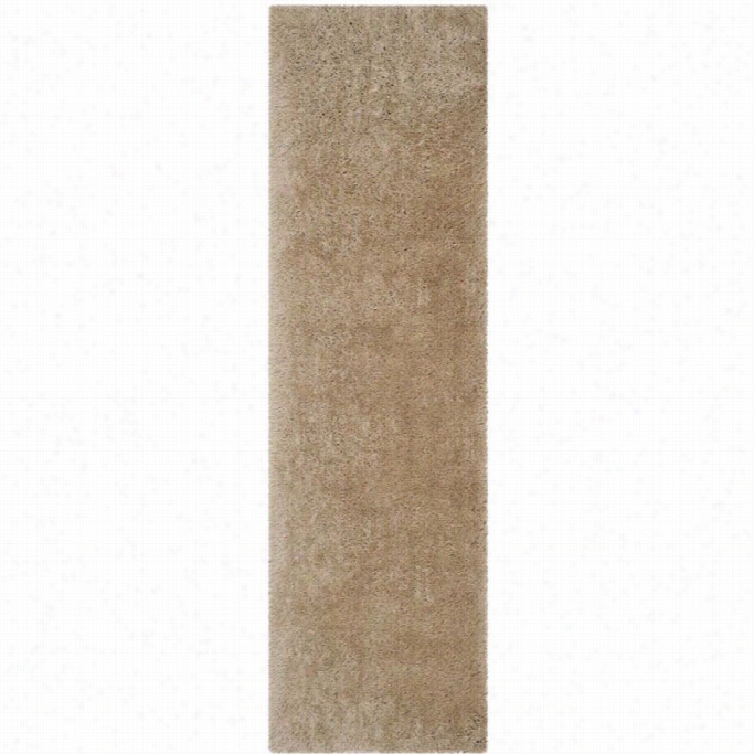 Safavieh Thom  Filicia Shag Champange Shag Rug - Runner 2'3 X 8'