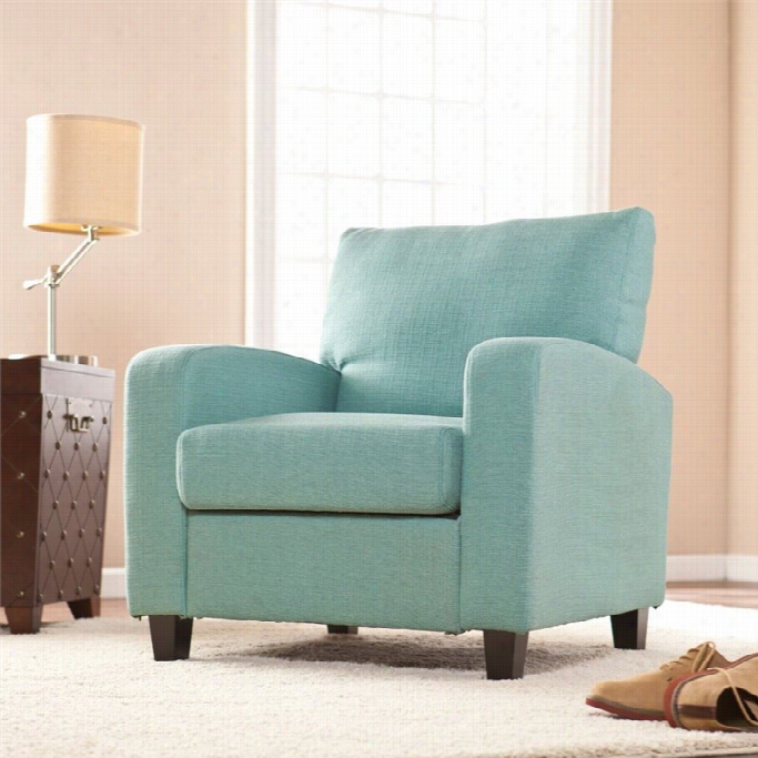 Southern Enterprises Kennedale Accent Arm Chair In Turquoise