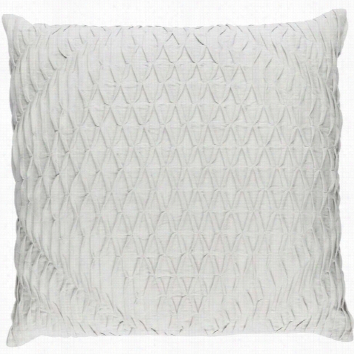 Surya  Baker Poly Fill 20 Square Pillow In Slate