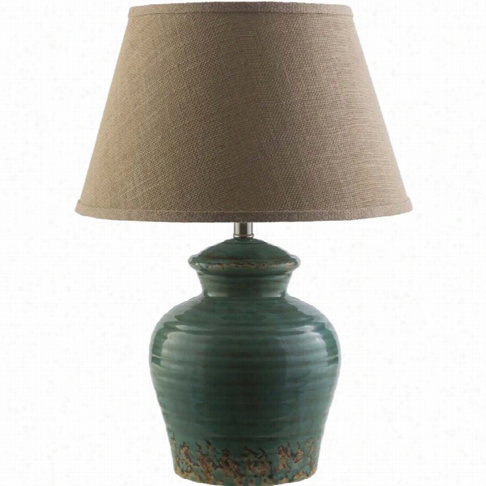 Surya Schilly Ceramic Table Lamp In Brown