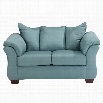 Ashley Darcy Fabric Loveseat in Sky