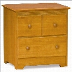 Atlantic Furniture Windsor 2 Drawer Nightstand in Caramel Latte