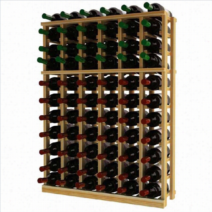 Wine Cellar Innovations Orally Transmitted  Series 37 Half Height Redwood Wine Rack