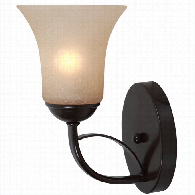 Yosemite Home Decor Tioga Pass 1 Light Wall Sconce In Oil Rubbe Bronze