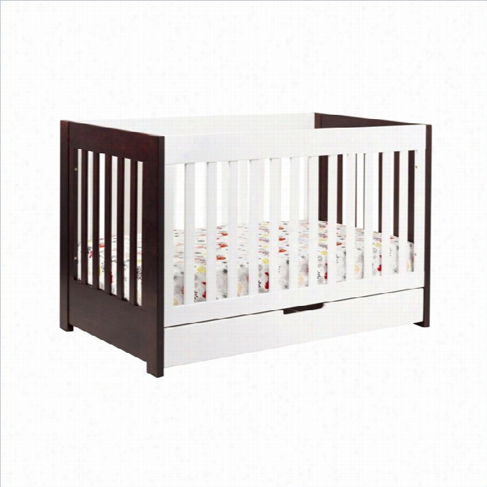 Babyletto Mercer 3-in-1 Convertible Wood Crib In Espresso An Wnite