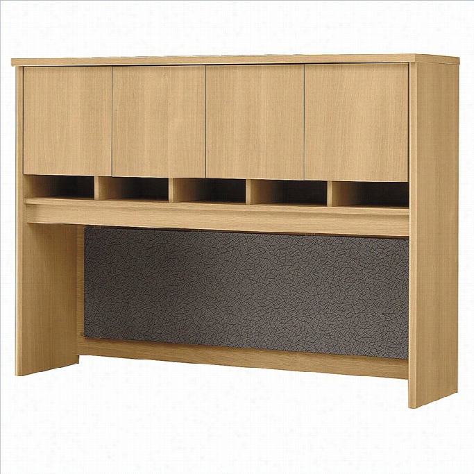 Bush Bb Fseries C 60w Hutch In Light Oak