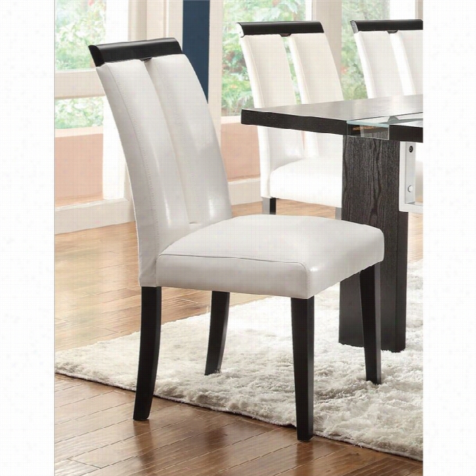 Coaster Kenneth Contemporary Dining Side Chair In Pale