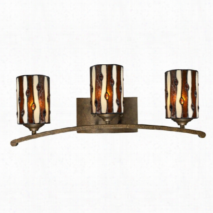 Dale Ttiffany Diamonnd Hill 3 Light Vanity Light