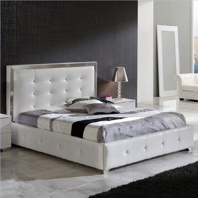 Dupen Coco Queen Size Storrage Bed In Wihte